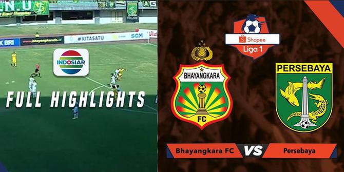 VIDEO: Highlights Liga 1 2019, Bhayangkara FC Vs Persebaya 0-2