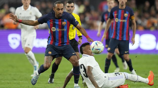 Foto: Gol Tunggal Raphinha Bawa Barcelona Menang atas Real Madrid di Laga El Clasico Pertama Musim 2022 / 2023
