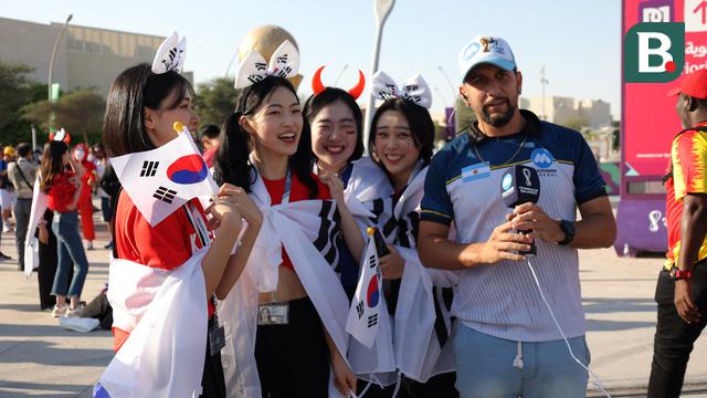 Penonton Korea Selatan di Piala Dunia 2022