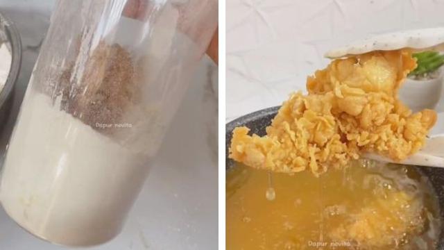 Abaikan Tepung Beras, Begini Cara Bikin Ayam Goreng Krispi Keriting-Renyah dan Awet dengan 1 Alat Simpel