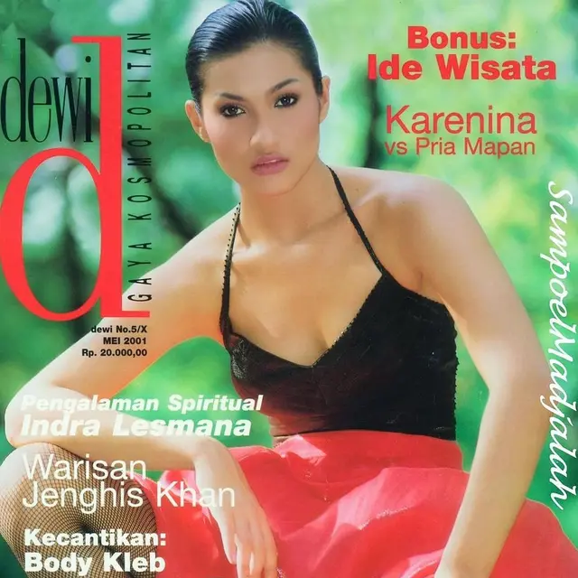 6 Potret Lawas Karenina Anderson saat Jadi Model, Populer Tahun 90-an