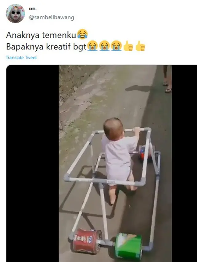baby walker dari pipa