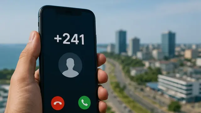 Format Nomor Telepon Gabon setelah Kode +241
