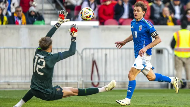 Foto: Potret Perjuangan Timnas Italia saat Bekuk Ekuador