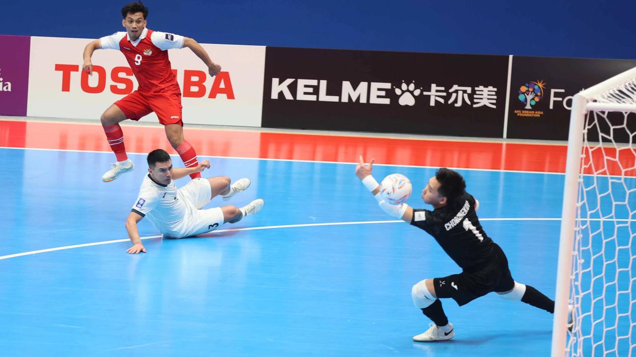 FOTO: Kalahkan Kirgistan, Timnas Futsal Indonesia Pastikan Tiket Perempat Final Piala Asia 2026