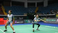 Ganda putra Indonesia Fajar Alfian/Muhammad Rian Ardianto akan menghadapi jagoan tuan rumah Kang Min Hyuk/Seo Seung Jae di final Korea Open 2022, Minggu (10/4). (foto: PBSI)