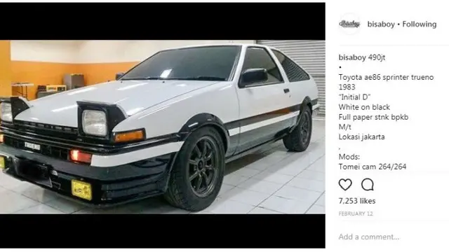 Toyota AE86 Sprinter Trueno