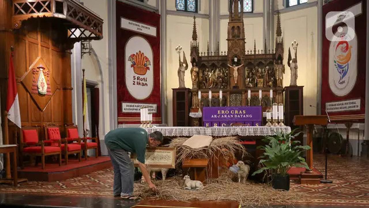 Sambut Hari Raya Natal 2024, Gereja Katedral Jakarta Bersolek