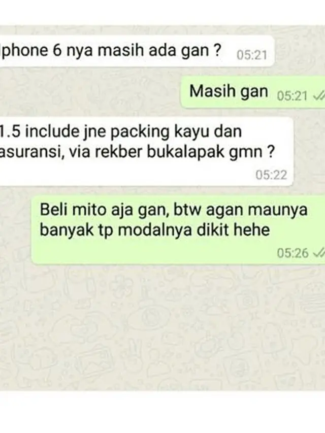 6 Chat Pembeli Nego Harga ke Penjual Ini Bikin Ngakak