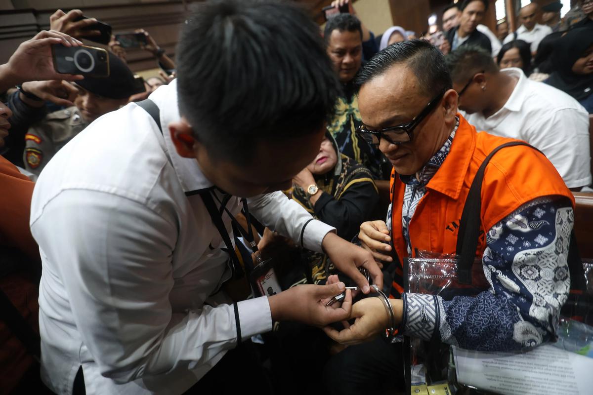 FOTO: Noel Jalani Sidang Lanjutan Kasus Pemerasan Sertifikasi K3
