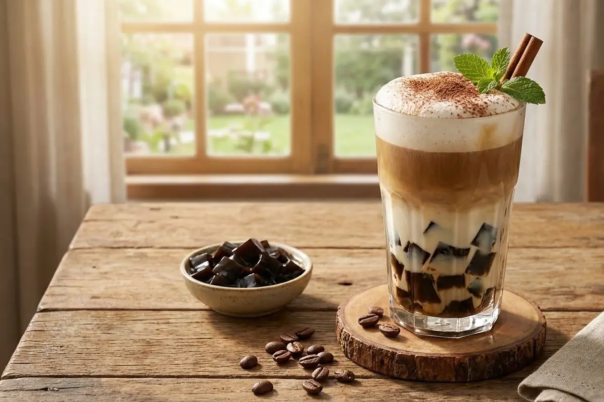 Resep Cappucino Cincau untuk Buka Puasa Cuma Pakai 3 Bahan/Gemini AI