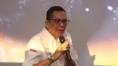 Direktur Bisnis dan Operasional PT Jakarta Propertindo (Perseroda) atau Jakpro, Adi Adnyana, memberikan keterangan pers terkait Jakarta E-Prix 2025 di Taman Ismail Marzuki (TIM), Jakarta Pusat, Selasa (10/6/2025). Formula E dipastikan semakin meriah dengan kehadiran Dewa 19 All Stars sebagai penampil utama. (Bola.com/M Iqbal Ichsan)