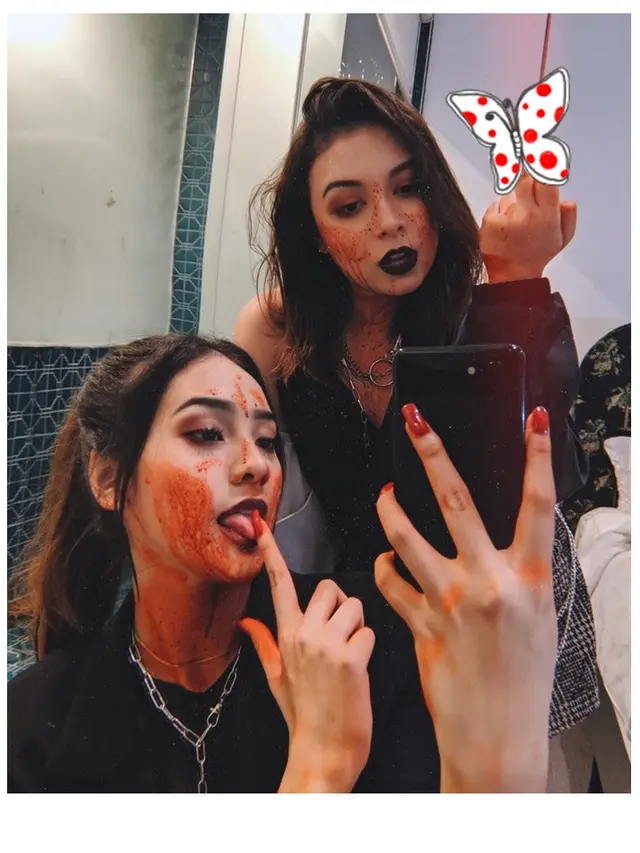 Potret Anya Geraldine Saat Berkostum Halloween, Pesonanya Tak Pudar