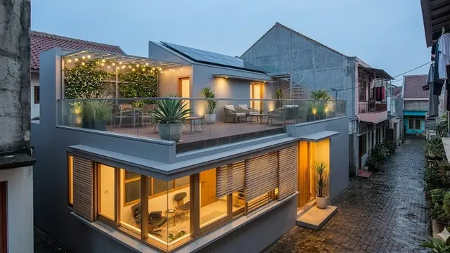 Desain Ala Jepang yang Membuat Rumah di Gang Sempit Terlihat Premium/Gemini AI