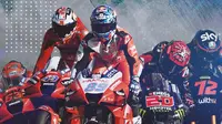 MotoGP - Pecco Bagnaia, Jack Miller, Jorge Martin, Fabio Quartararo, Marco Bezzecchi (Bola.com/Adreanus Titus)