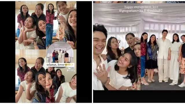 5 Tahun Pacaran, Ini 6 Momen Lamaran Mikha Angelo dan Pebulutangkis Gregoria Mariska