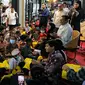 Tokoh pemuda nasional Maruarar Sirait bersama Ketua Umum IMI yang juga Ketua MPR RI Bambang Soesatyo dan sejumlah anggota Ikatan Motor Indonesia (IMI) berbagi bersama ratusan anak yatim dengan berbagi paket lebaran dan buka bersama. (Foto: Istimewa).