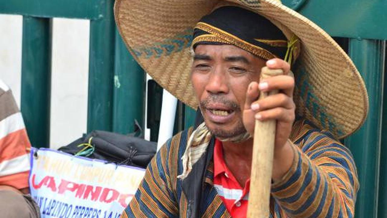 25 Hari jalan kaki, korban Lapindo tiba di Jakarta