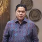 Menteri BUMN Erick Thohir&nbsp;dalam Talenta Wirausaha BSI 2023, Kamis (19/1/2023). (dok: Arief)