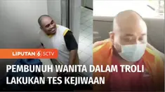Rudolf Tobing, tersangka pembunuhan berencana terhadap wanita yang jasadnya ditemukan dibungkus plastik dan dibuang di Jalan Inspeksi Kalimalang, Bekasi, tiba di Rumah Sakit Polri, Kramat Jati, Jakarta Timur. Rudolf akan menjalani tes kejiwaan.