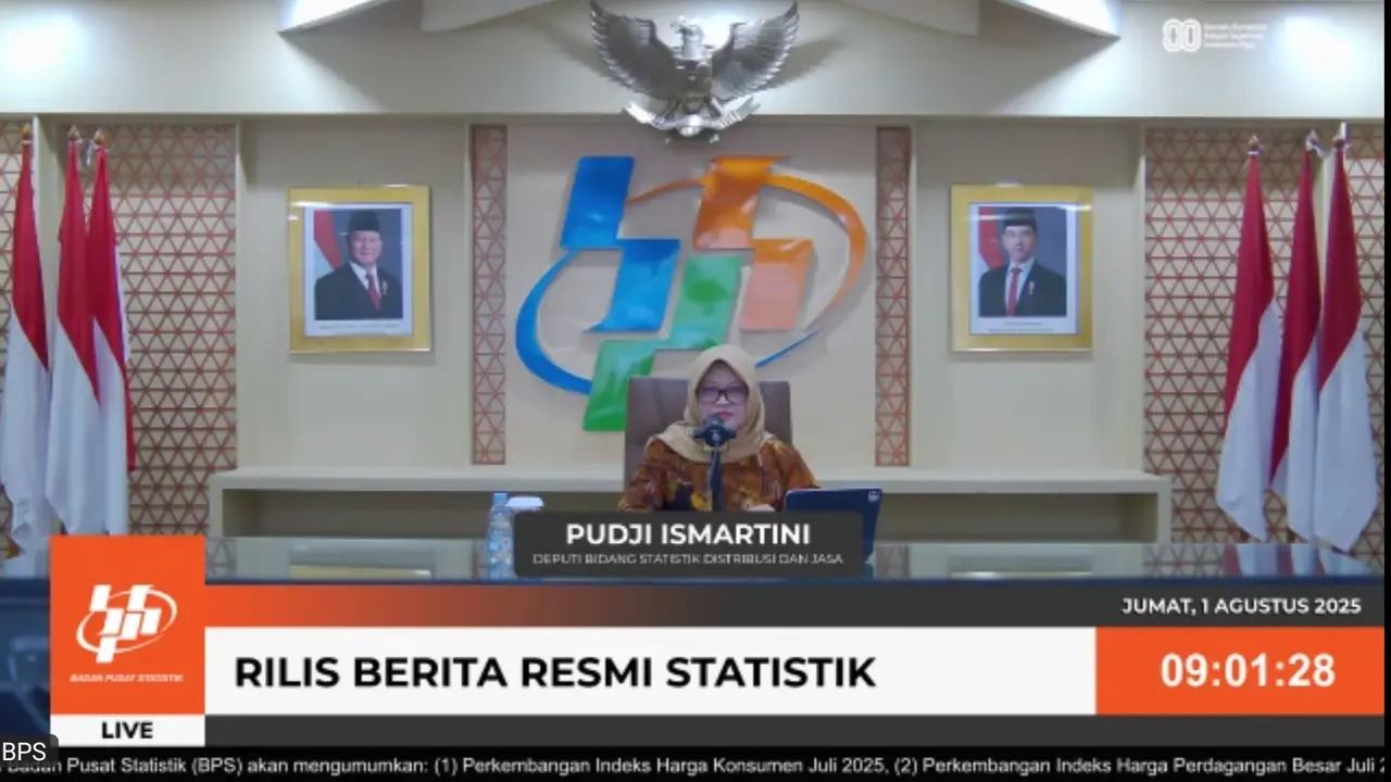 Deputi Bidang Statistik Distribusi dan Jasa BPS, Pudji Ismartini