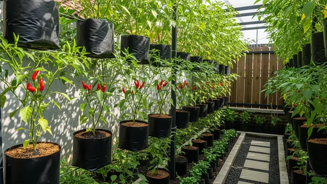 Model Kebun Cabai Rawit Tanpa Tanah