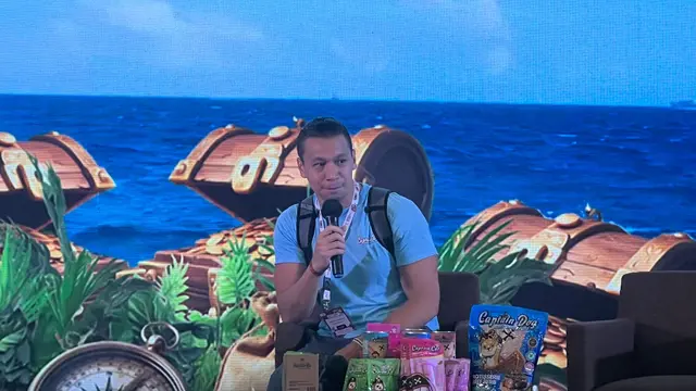 Samuel Rizal di ajang Indonesia International Pet Expo (IIPE) 2024.