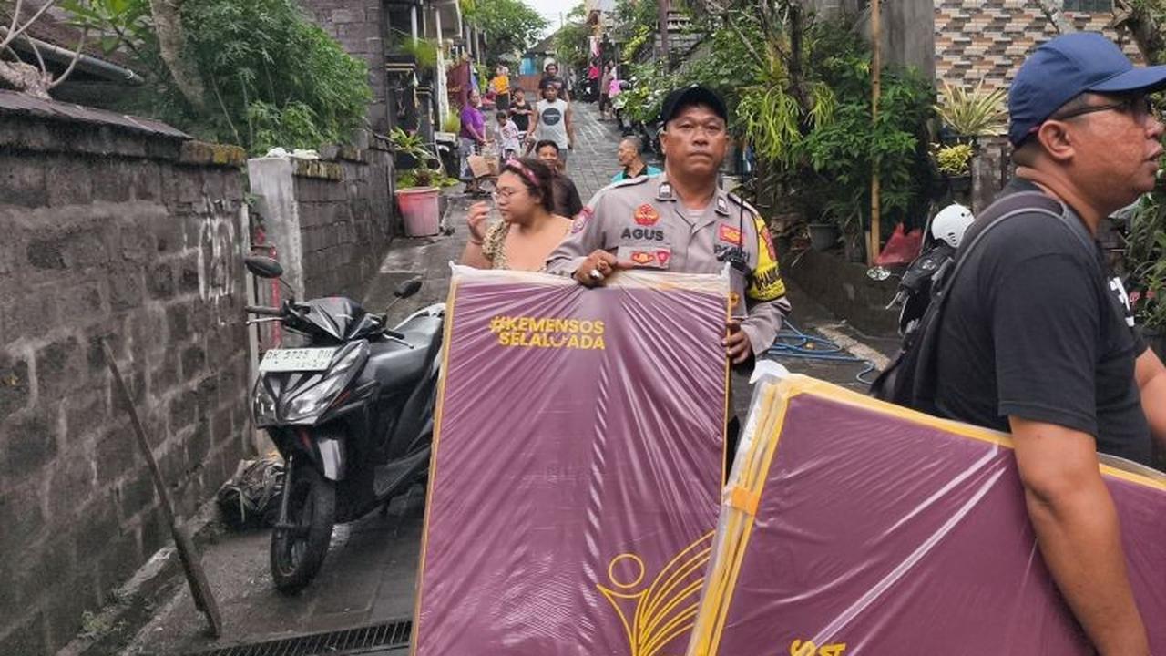 Tahukah Anda, Kemensos Gerak Cepat Salurkan Bantuan untuk Korban Banjir Bali?