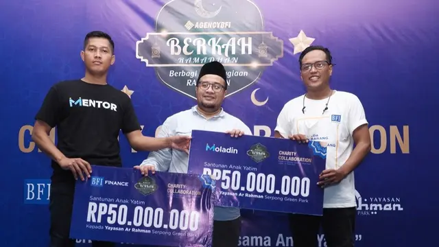 GENFI Berkah Ramadan, Berbagi Kebahagian ke Ratusan Anak Yatim di Tangsel