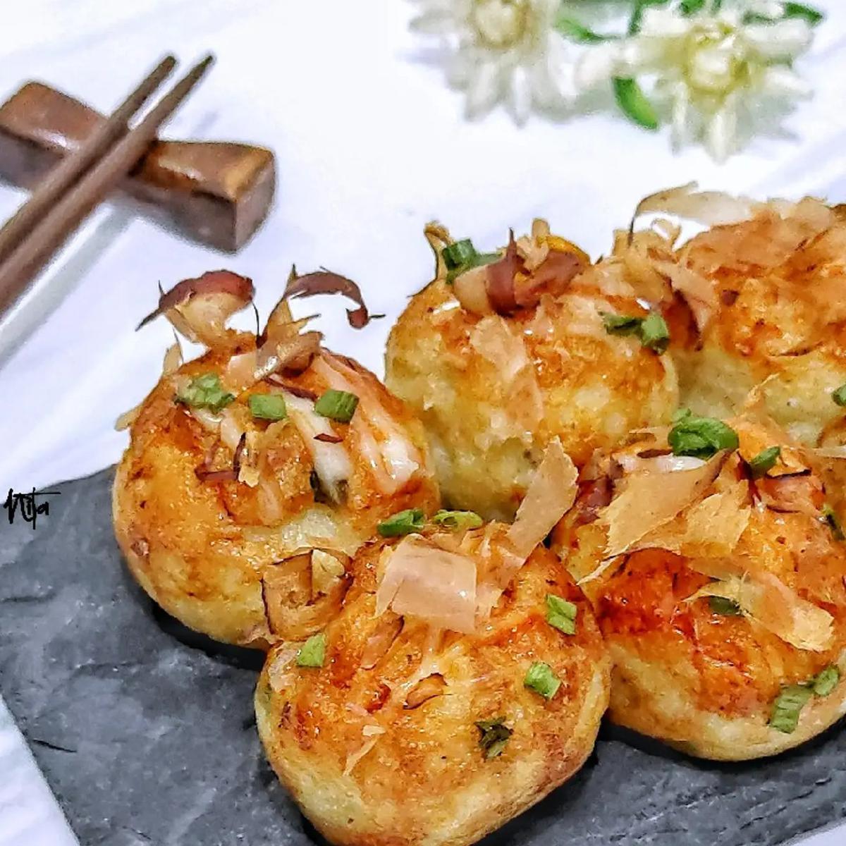 Resep Masakan Takoyaki Isi Crab Stick