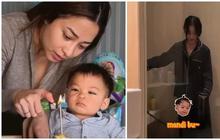 Momen Nikita Willy ketika Mengurus Baby Issa Tampil Apa Adanya, Banjir Pujian!