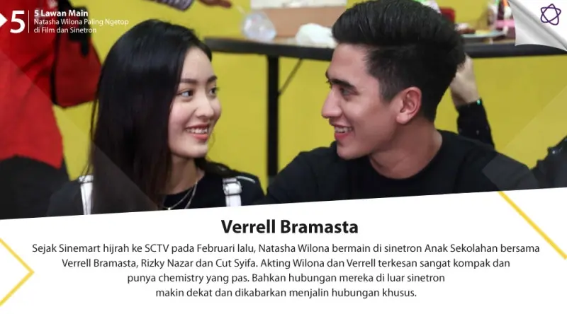 5 Lawan Main Natasha Wilona Paling Ngetop di Film dan Sinetron.  (Digital Imaging: Nurman Abdul Hakim/Bintang.com)