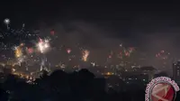 Kembang Api dan Konvoi Semarakkan Malam Natal di Ambon