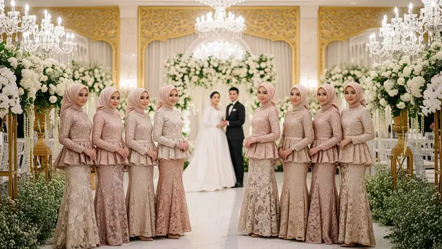 Baju Bridesmaid Full Payet