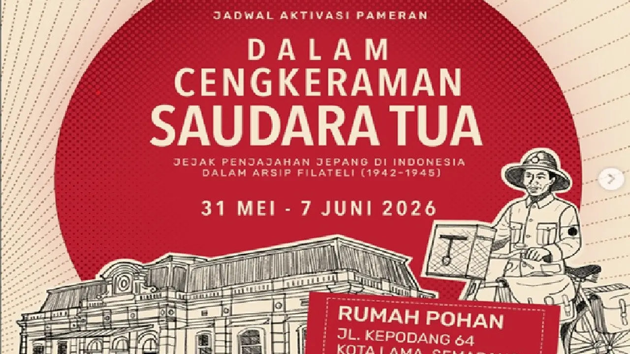Ada Pameran Filateli di Kota Lama Semarang, Angkat Sejarah Pendudukan Jepang