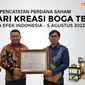 Pencatatan perdana saham PT Sari Kreasi Boga Tbk (RAFI), Jumat (5/8/2022) (Foto: BEI)