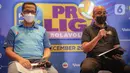 VP of Content Business of IEG Hendy Lim saat konferensi pers Proliga 2022 di Jakarta, Selasa (21/12/2021). Setelah ditiadakan pada 2021 akibat pandemi, ajang bola voli bergengsi Indonesia itu akan kembali bergulir pada 7 Januari hingga 22 Maret 2022. (Liputan6.com/Faizal Fanani)