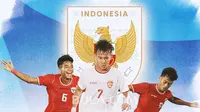 Timnas Indonesia U-17 - Evandra Florasta, Zahaby Gholy, Muhammad Mierza Firjatullah (Bola.com/Adreanus Titus)