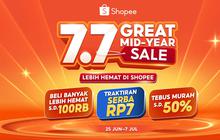 Belanja Makin Untung! Shopee 7.7 Great Mid Year Sale Tebar Promo Menggoda untuk Semua