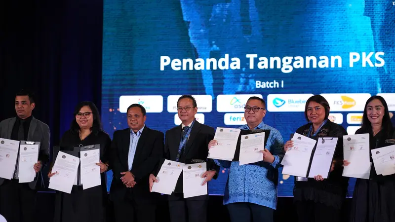 PT FKS Food Sejahtera Tbk (AISA) anak perusahaan FKS Group menandatangani Memorandum of Understanding (MUo )pada acara Wonderful Indonesia Co-Branding Forum (WCIF )2024. (Dok AISA)