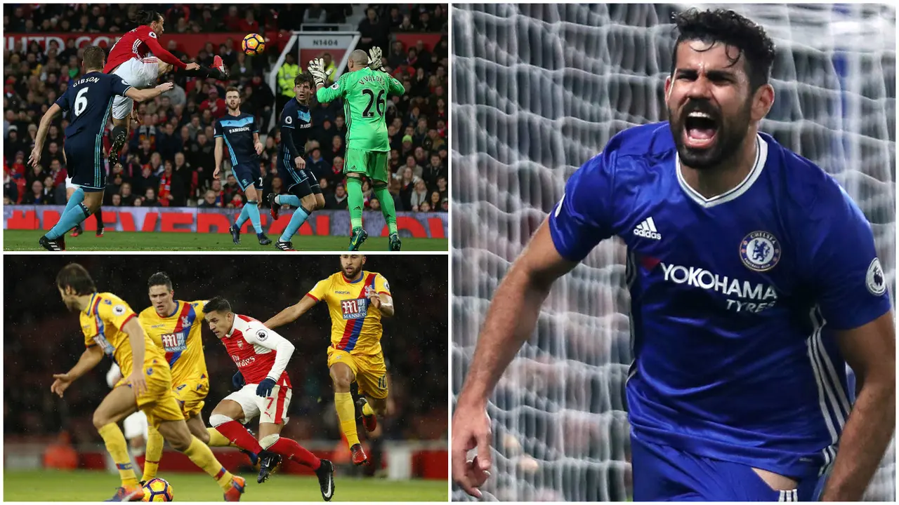Pencetak Gol Terbanyak Liga Inggris 2016-2017 hingga Pekan ke-19