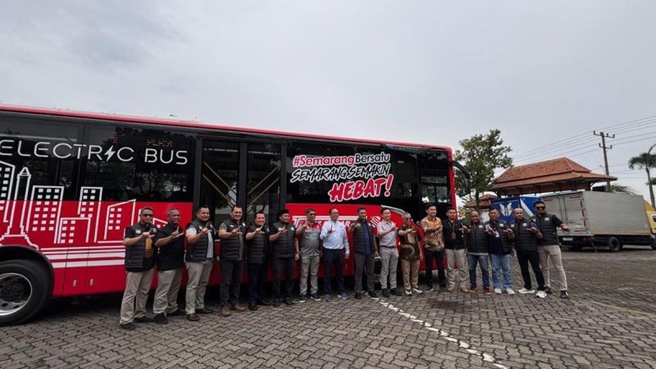 VKTR Uji Coba Bus Listrik Semarang, Solusi Transportasi Hijau Atasi Polusi Udara