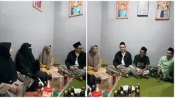 Umi Pipik datang ke rumah Sunhaji, warga sekitar meramaikan rumah Sunhaji karena ingin bertemu dengan Umi Pipik. Bincang ringan dan juga memberi nasihat kepada Sunhaji, kebersamaan Umi Pipik bersama keluarga Sunhaji ini penuh dengan kehangatan. Menyambut Umi Pipik, istri Sunhaji menyiapkan banyak makanan ringan dan minuman untuk Umi Pipik. (Liputan6.com/IG/@_ummi_pipik_)