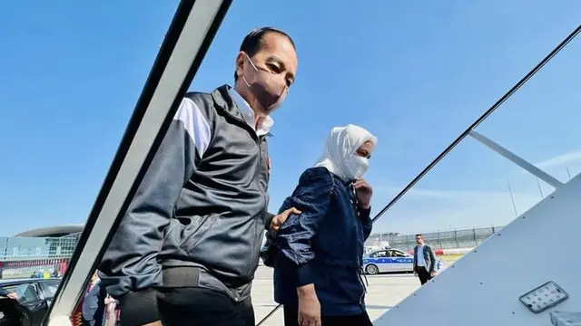 Jokowi dan Iriana di Rusia (instagram/jokowi)