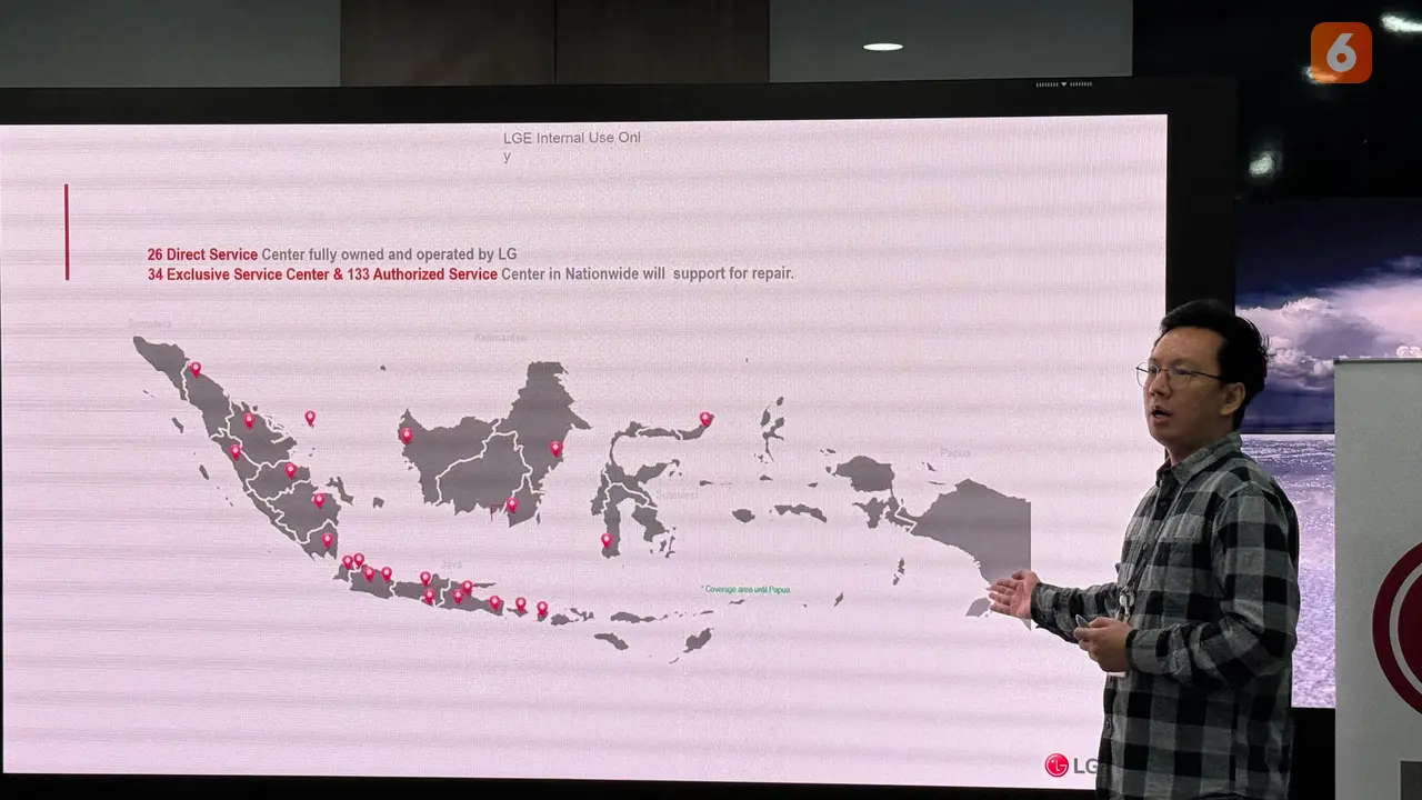Head of Commercial Display LG Electronics, Ronny Ardi Giovani. Liputan6.com/Iskandar