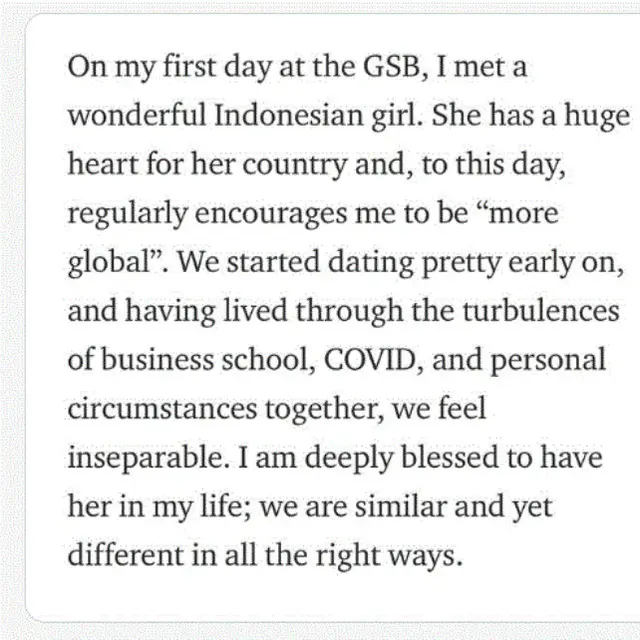 Tulisan Jesse Choi tentang Maudy Ayunda