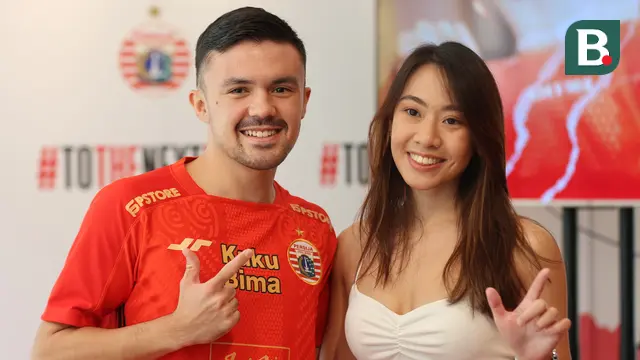 Foto: Pesona Kecantikan Kaye Lavin, Kekasih Pemain Anyar Persija Jakarta Oliver Bias