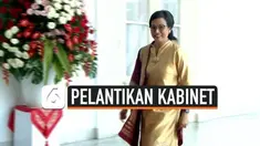 Sri Mulyani kembali dilantik oleh Presiden Jokowi sebagai Menteri Keuangan di Kabinet Indonesia Maju. Saat dilantik Jokowi, Ani terlihat cantik dengan mengenakan busana berwarna kuning.