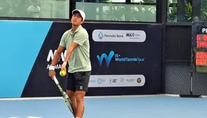 Depak Unggulan 1, Nathan Barki Jadi Tumpuan Indonesia di Perempat Final ITF World Tennis Tour M-15