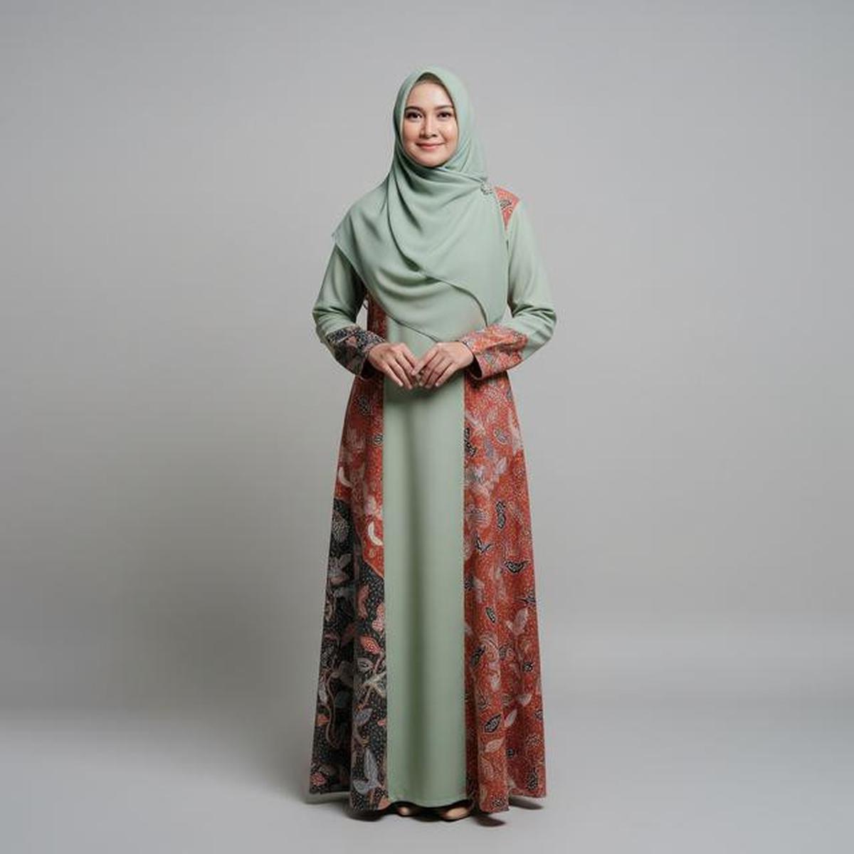 10 Model Baju Gamis Batik Ibu Ibu Terbaru, Ini Padu Padan yang Bikin Terlihat Muda di 2025